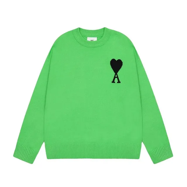 AMI Paris Knit Sweater Heart Logo