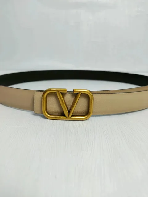 Valentino VLogo Belt Reversible Leather