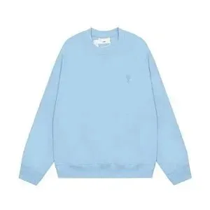 AMI Paris Crewneck Sweatshirt Light Blue