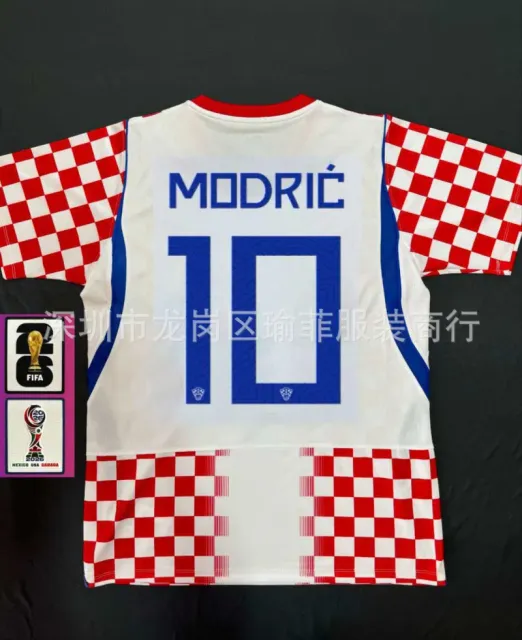 Croatia home jersey, number 10, with captain's armband