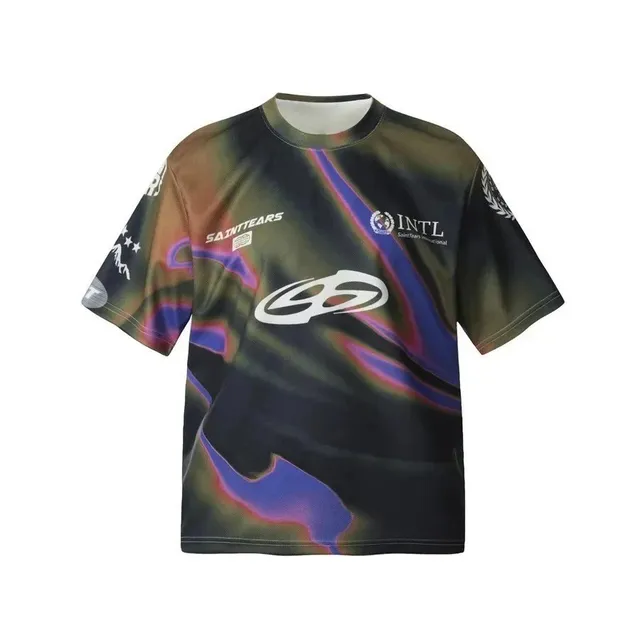 Graphic Tee Holographic Print