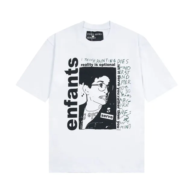 Enfants Riches Déprimés Graphic Tee Painting Dies Print