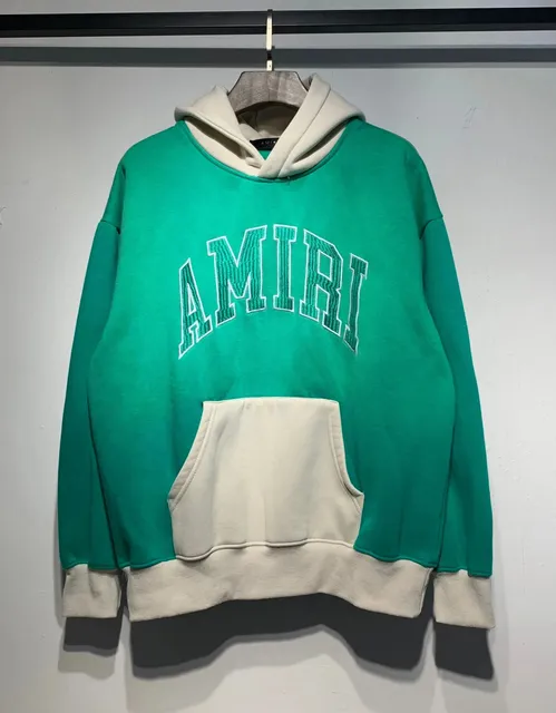 Amiri Hooded Sweatshirt Two-Tone Arch Logo