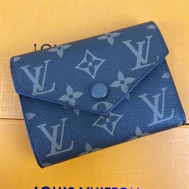 Louis Vuitton Compact Wallet Monogram Eclipse