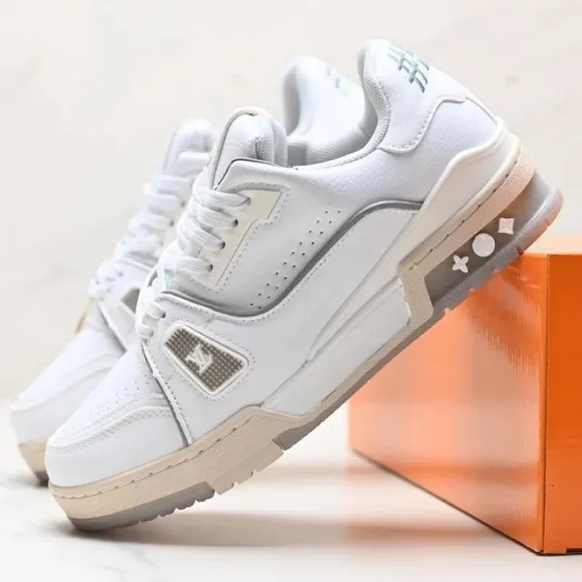 Louis Vuitton LV Trainer White with Mint Accents