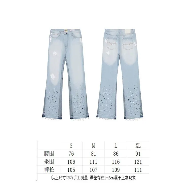 Levi's 501 Distressed Wide-Leg