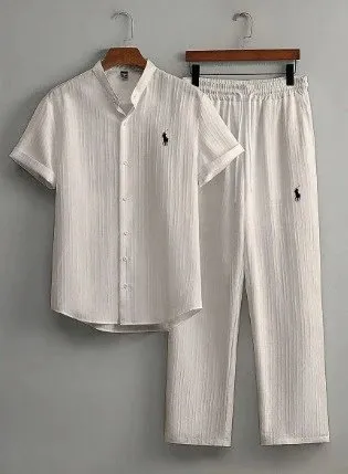 Polo Ralph Lauren Cotton Set Ribbed Texture