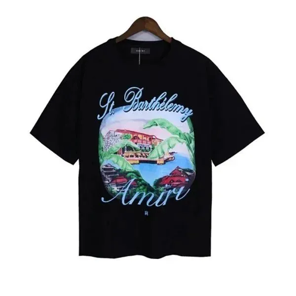Amiri Graphic Tee St. Barthélemy Print