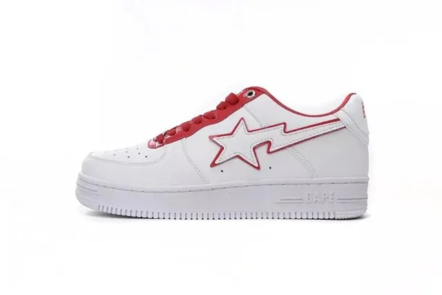 BAPE Shark Sneaker White Red