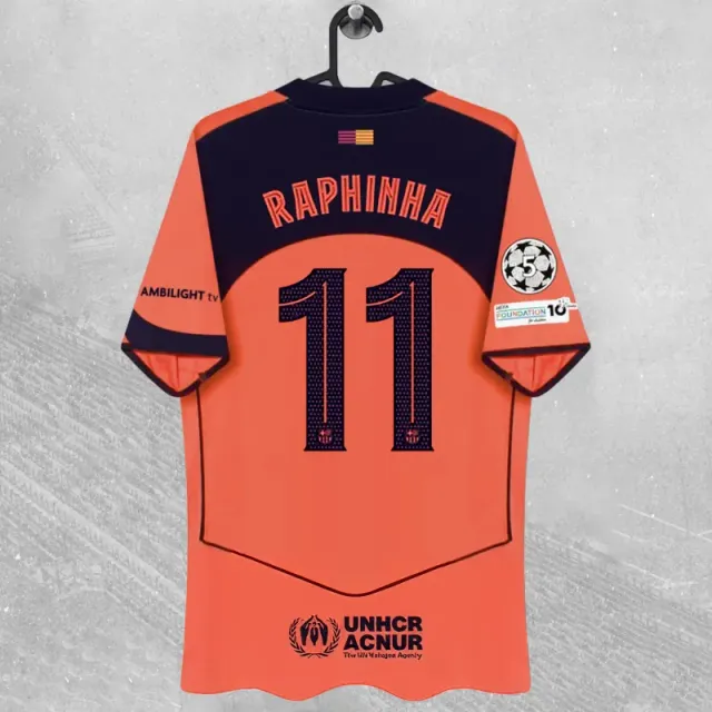 2526 barcelona away jersey#11 champions league