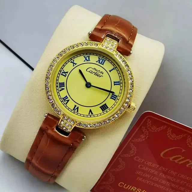 Must de Cartier Crystal Bezel