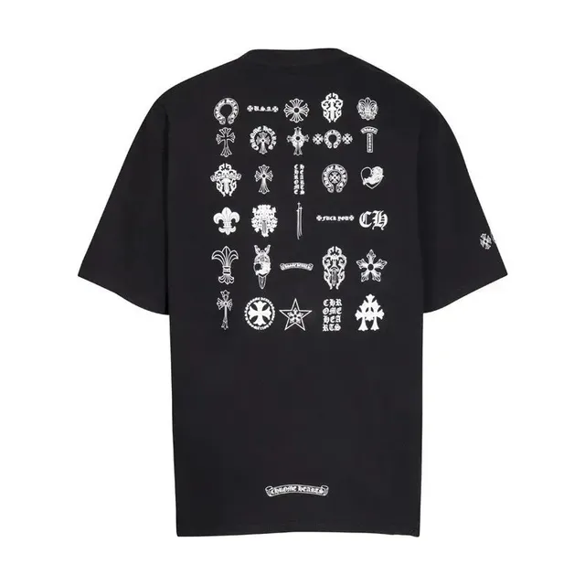 Chrome Hearts Graphic Tee Icons Print