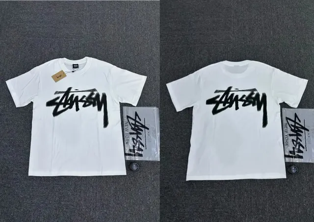Stüssy T-Shirt Black Logo