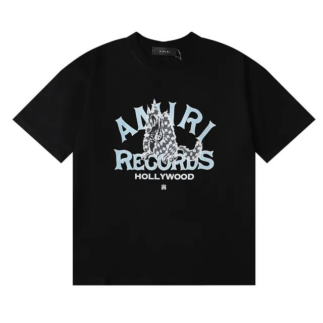 Amiri Records Tee Hollywood Graphic