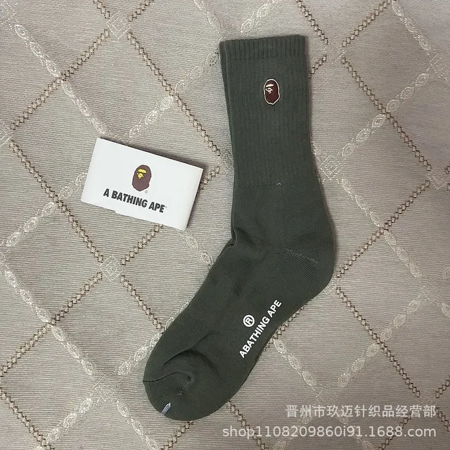 BAPE Crew Sock Ape Head Logo