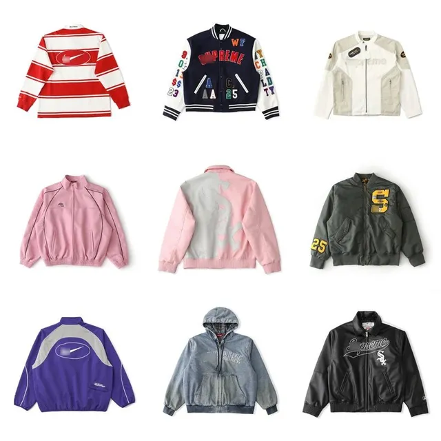 Supreme × Nike Varsity Jacket Multiple Colorways