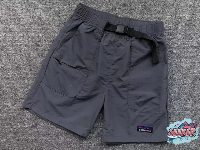 Patagonia Fitz Roy Retro Pile Shorts Charcoal Grey