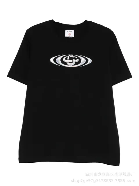 Gucci Logo T-Shirt Oval GG Embroidered