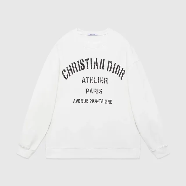 Dior Atelier Sweatshirt Avenue Montaigne Print