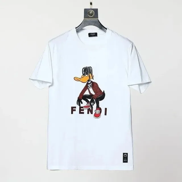 Fendi Graphic T-Shirt Donald Duck Print