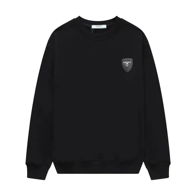 Prada Crewneck Sweatshirt Shield Logo