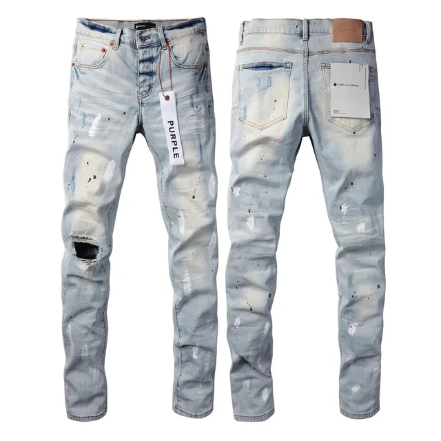 Purple Brand Distressed Slim Fit Jeans