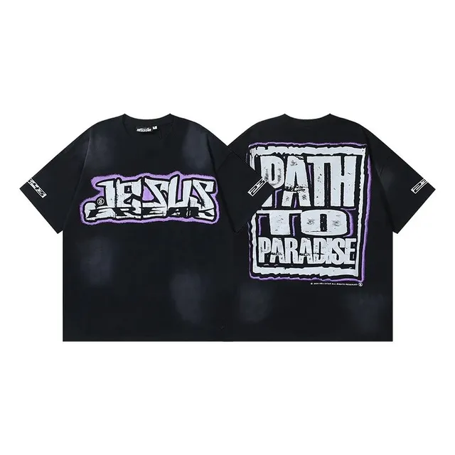 Hellstar Graphic Tee Jesus Freak Path to Paradise