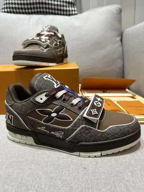Louis Vuitton LV Trainer Monogram Denim