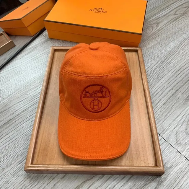 Hermès Cap H Logo Embroidered