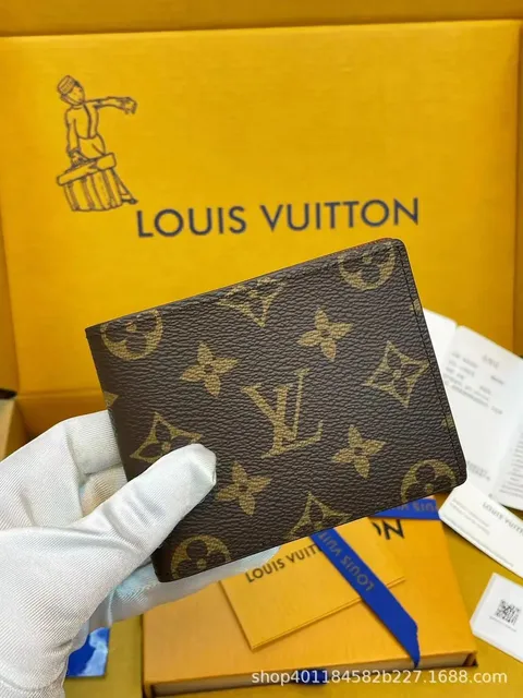 Louis Vuitton Bifold Wallet Monogram Canvas