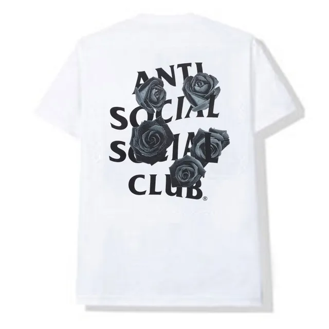 Anti Social Social Club Graphic T-Shirt Roses Print