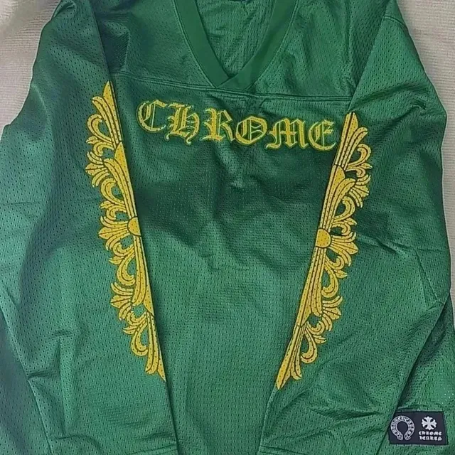 Chrome Hearts Mesh Jersey Chrome Logo Embroidery