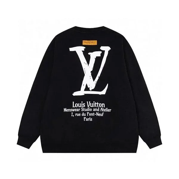 Louis Vuitton Crewneck Sweatshirt LV Logo Print