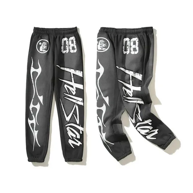 Hellstar Joggers Flame Print