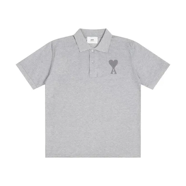 AMI Paris Polo Shirt Heart Logo