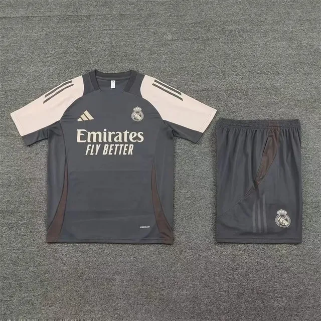 Adidas × Real Madrid Training Jersey and Shorts Set Emirates Fly Better
