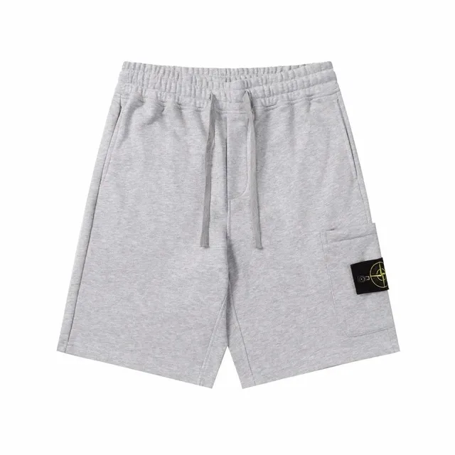Stone Island Cargo Shorts Heather Grey