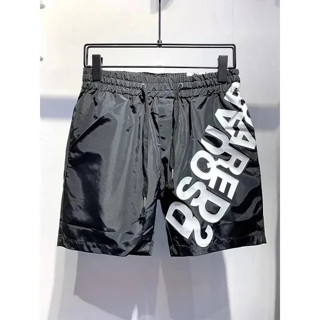 Dsquared2 Logo Shorts Oversized Graphic