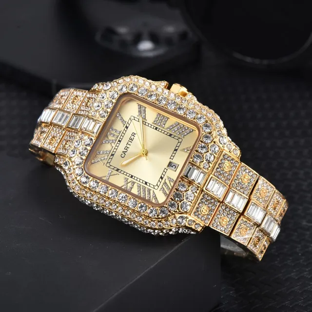 Cartier Santos Fully Iced