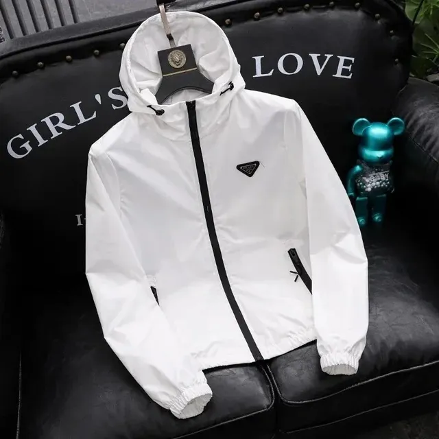Prada Windbreaker Jacket Triangular Logo