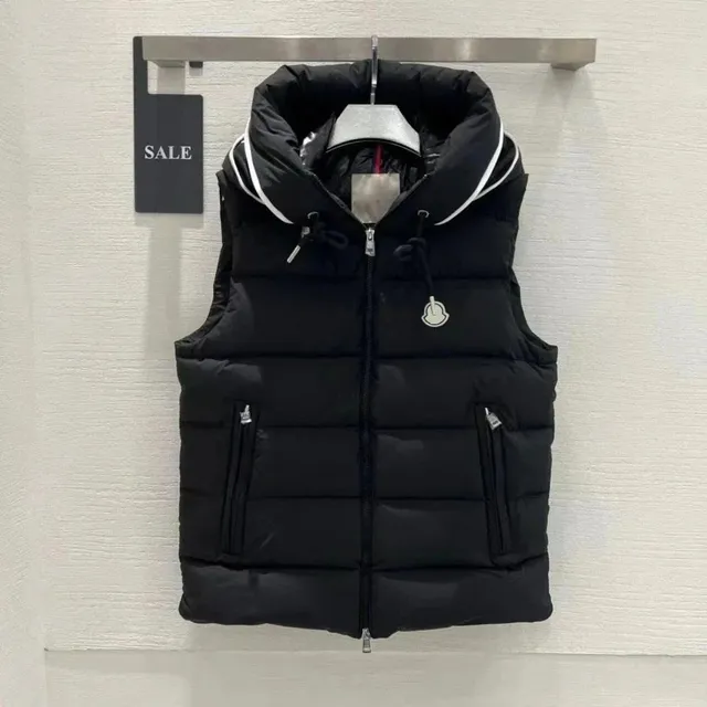 Moncler Puffer Vest Logo Patch