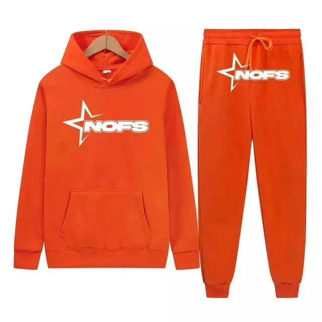 Corteiz Hoodie and Joggers Set Star Logo