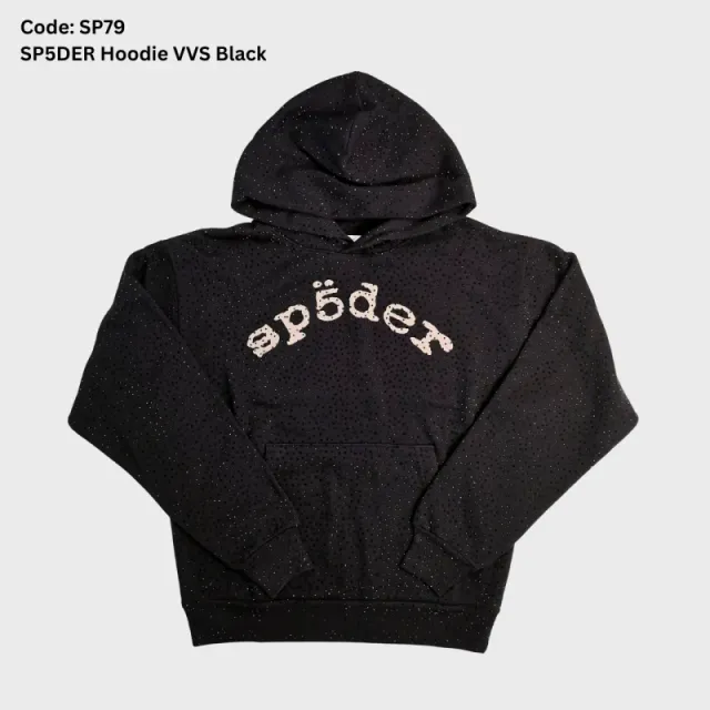 Sp5der Hoodie VVS Black