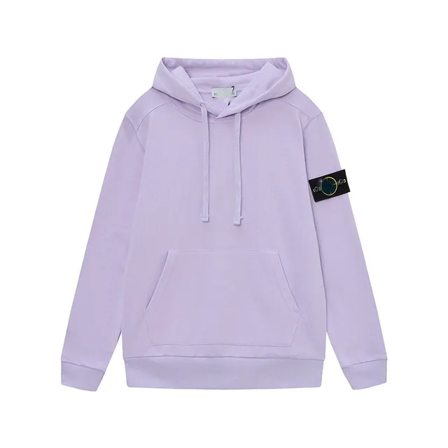 Stone Island Hooded Sweatshirt Lavender