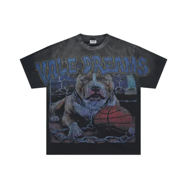 Vale Forever Graphic Tee Vale Dreams Bulldog Print