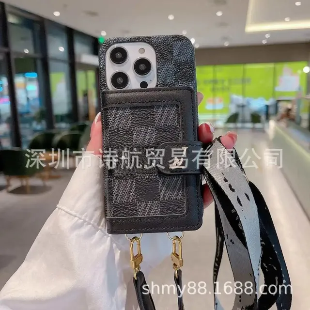 Louis Vuitton Phone Case Wallet Damier Graphite