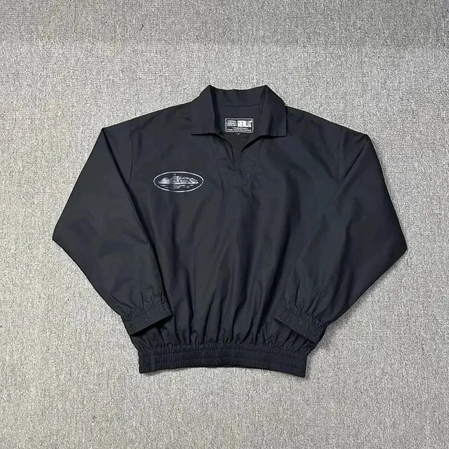 Corteiz Polo Jacket Black