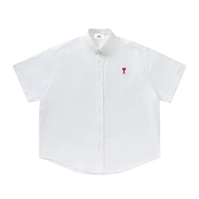 Amiri Short-Sleeve Shirt Heart Logo