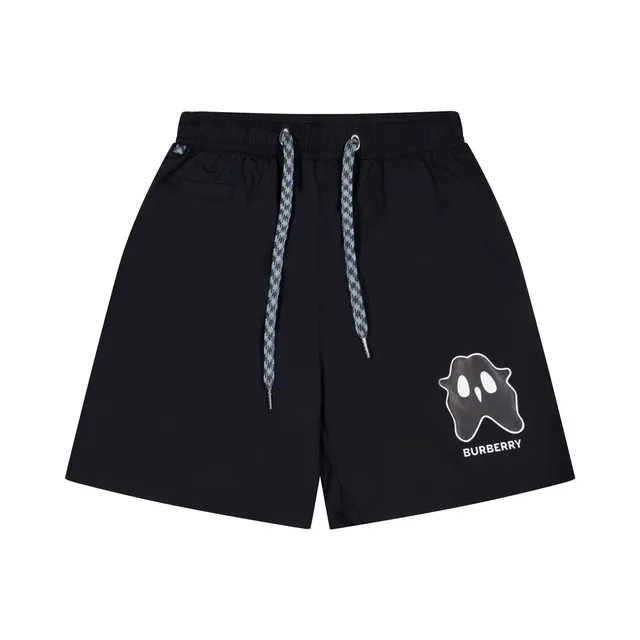 Burberry Ghost Logo Shorts Ghost Print