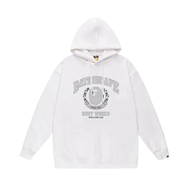 BAPE Hooded Sweatshirt Busy Works Arch Logo